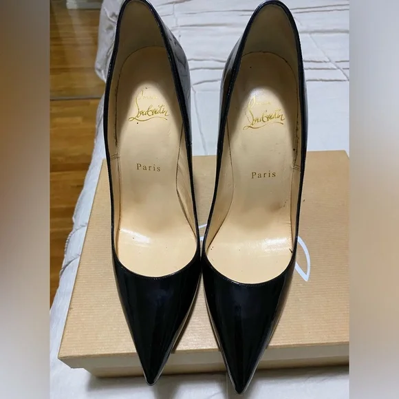 RED BOTTOMS CLASSIC 4.5 inch heels
Worn 1 time,  in excellent condition. - Picture 2 of 6